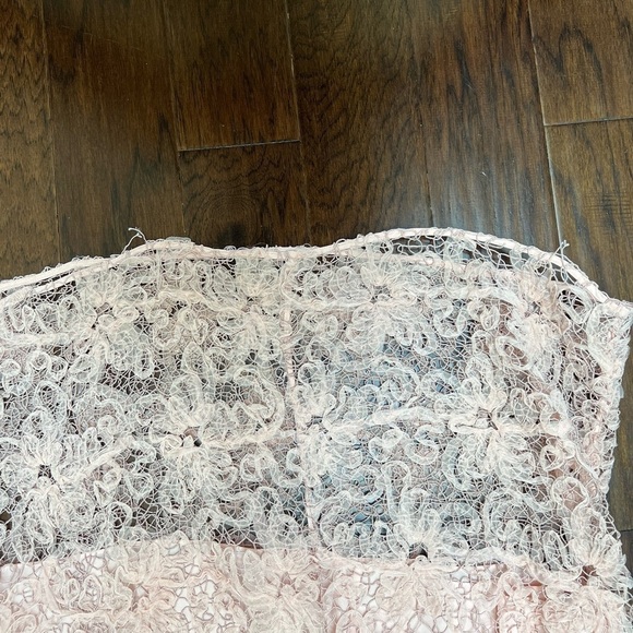 SELF-PORTRAIT Off Shoulder Lace Midi Dress dry cleaned - Picture 8 of 11